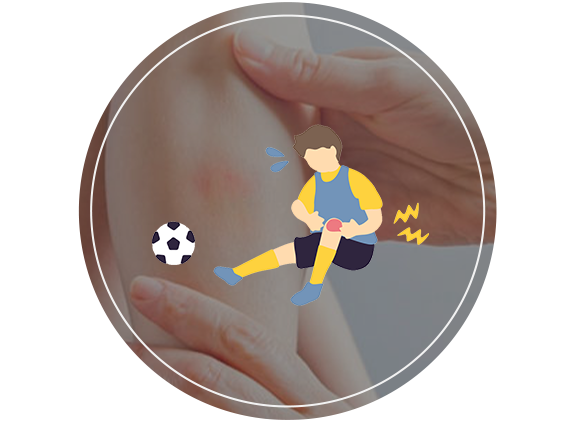 スポーツ外傷・障害をはじめ 子供達のケガを早く治すお手伝い